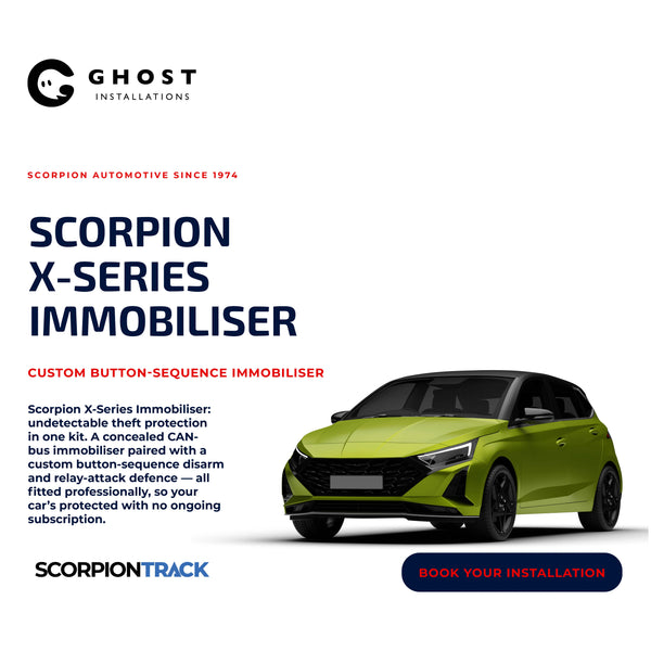 Scorpion X-Series Immobiliser - Ghost Installations