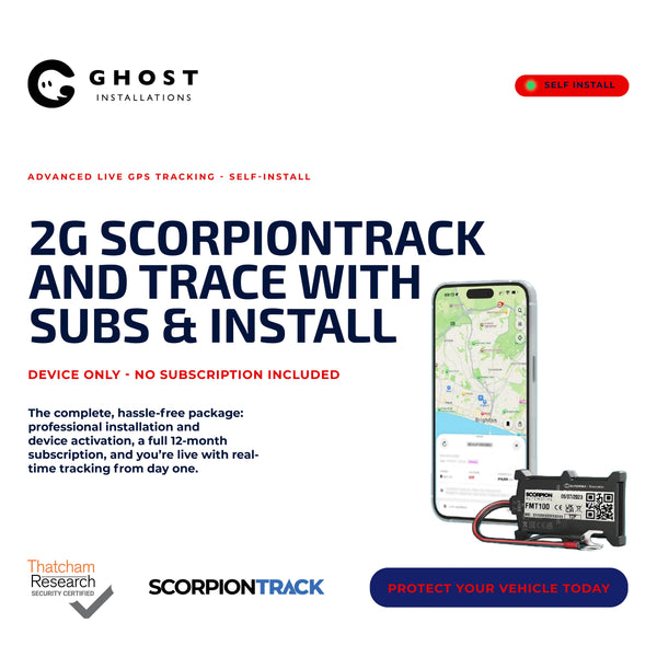 2G ScorpionTrack and Trace Subscription & Install - Ghost Installations