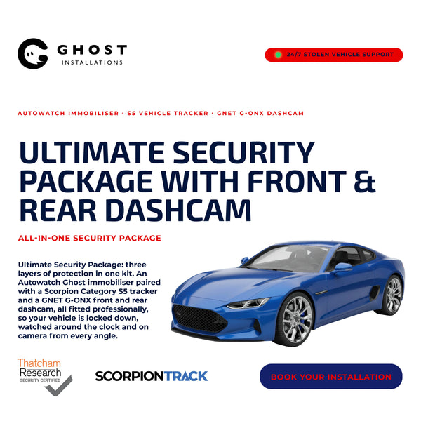 Ultimate Security Package Front and Rear - Ghost Installations